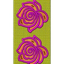 Kanchipuram Wedding Sari Border Embroidery Design