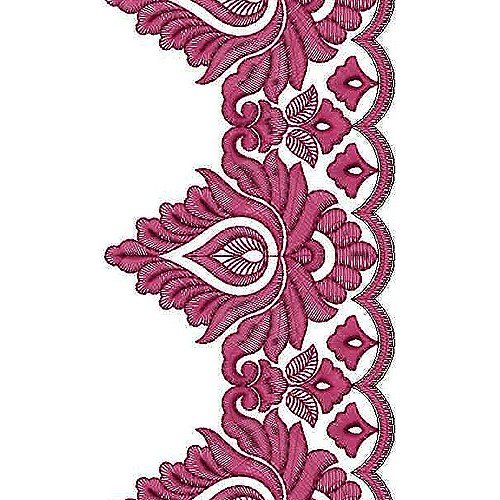 Anarkali Dress Border Embroidery Design