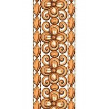 Cotton Fabric Lace Border Brocade Embroidery Design