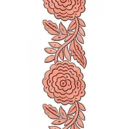 Cotton Thread Look Border Embroidery Design 860 Cotton Thread Look Border Embroidery Design 860