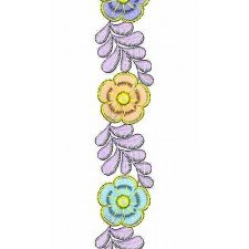 Footwear Border Lace Brocade Patti Embroidery Design