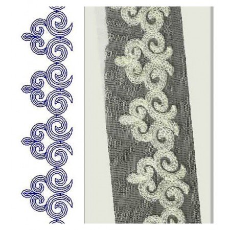 8741 Chain Stitch Embroidery Design