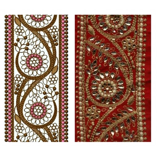 8924 Lace Embroidery Design