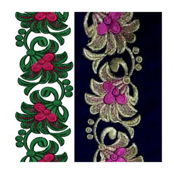 9681 Lace Embroidery Design