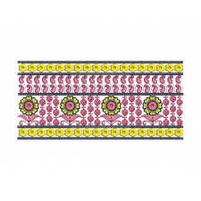 A line Dress Embroidery