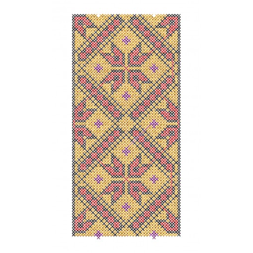 Africa Dress Cross Stitch Border 16562