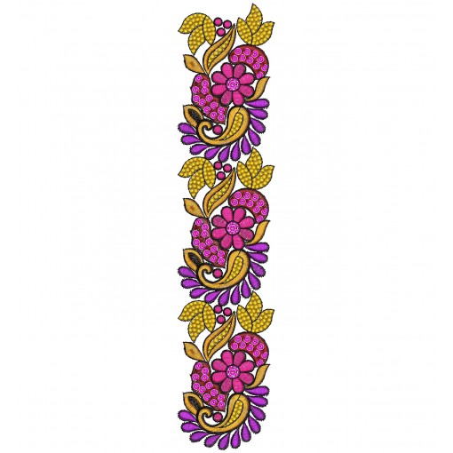 African Lace Fabric Embroidery Design