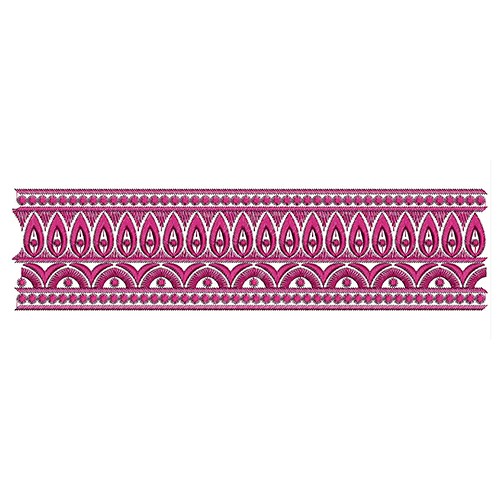 Balkan Pattern Embroidery Lace Design