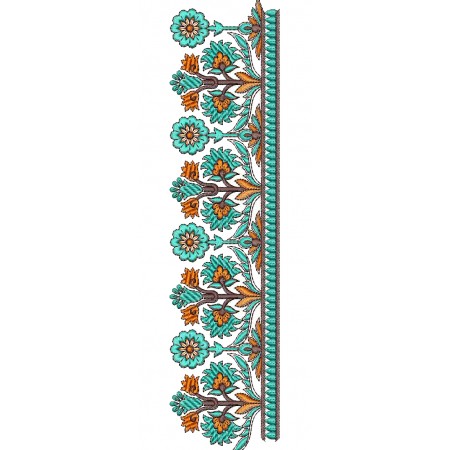 Beautiful Lace border Embroidery Design 26149