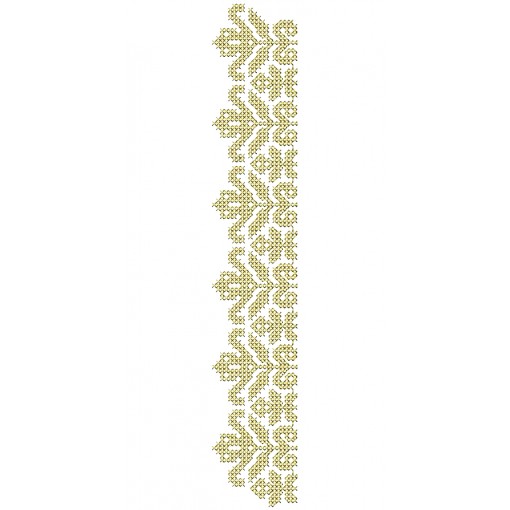 Machine Embroidery Bed Sheet Design 25108