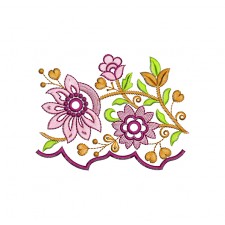 Chador Dress Embroidery Pattern