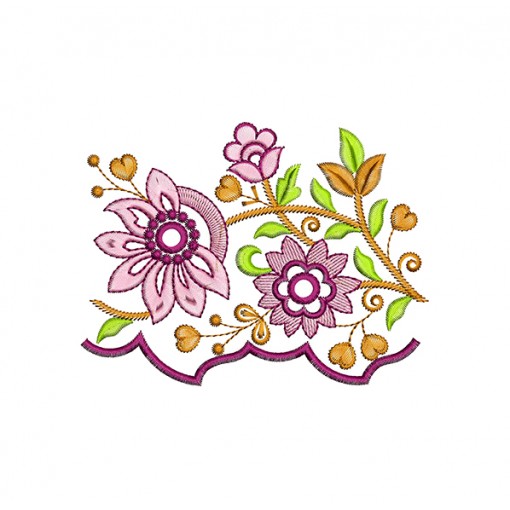 Chador Dress Embroidery Pattern