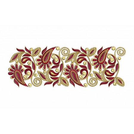 Chiton Embroidery Design Lace