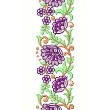 Clipart Border Embroidery Design 24611
