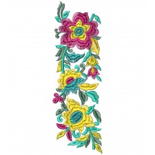 Couture Lace Fabric Embroidery Design