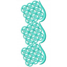 Crochet Lace Embroidery Design 25188
