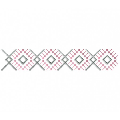 Cross Stitch Embroidery For Casual Top
