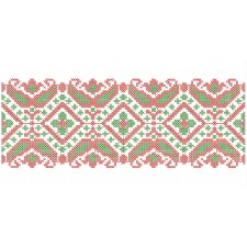 Cross Stitch Embroidery For Indian Lahenga