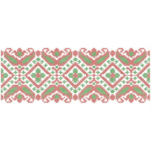 Cross Stitch Embroidery For Indian Lahenga