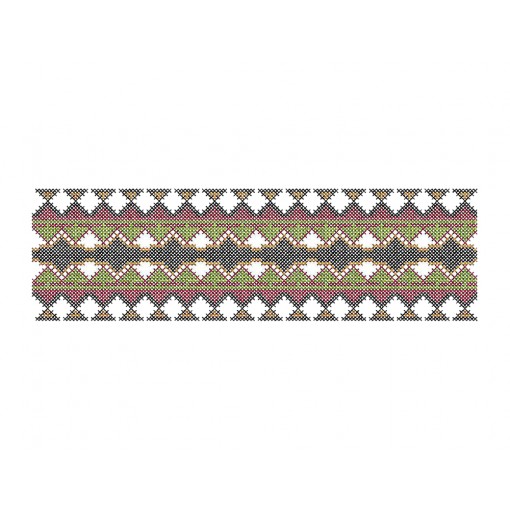 Cross Stitch Embroidery For Midi Dress