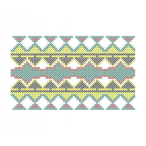 Cross Stitch Embroidery For Mosa Dress
