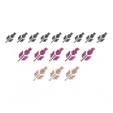 Cross Stitch Leaf Lace Embroidery Design Cross Stitch Leaf Lace Embroidery Design