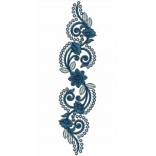 Curtain Lace Embroidery Design 25302