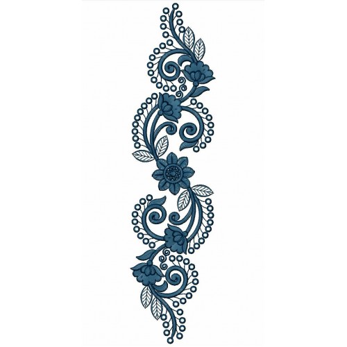 Curtain Lace Embroidery Design 25302