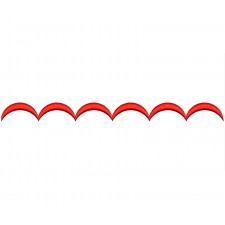 Curve Shape Embroidery Design