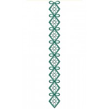 Cushioning Stitches Lace Embroidery Design 24765