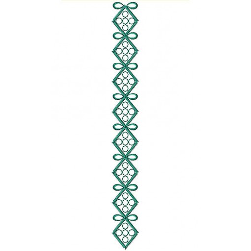 Cushioning Stitches Lace Embroidery Design 24765