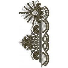 Cutwork Lace Embroidery Design 25869