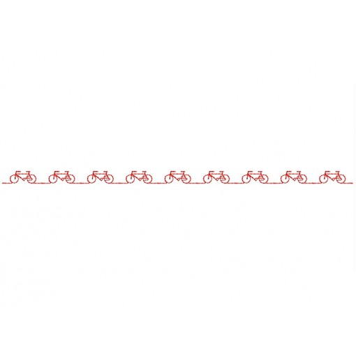 Cycle Embroidery Design