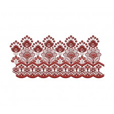 Decorative Ethnic Flower Embroidery