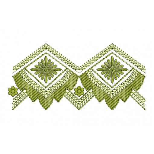 Dupatta Lace Embroidery Design