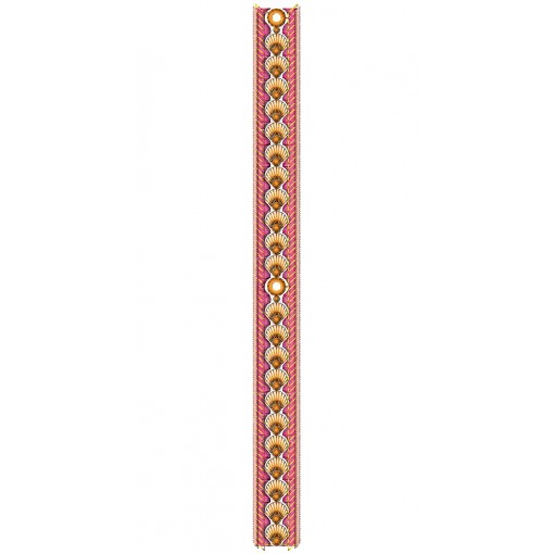Dupatta Lace Embroidery Design 25097