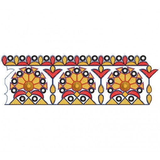  Alluring Lace Mane Saree Embroidery Design
