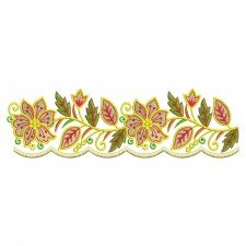 Stunning Cutwork Floral Saree Border Embroidery Design Stunning Cutwork Floral Saree Border Embroidery Design