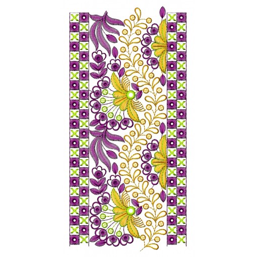 Embroidery Border Designs For Sarees 26213