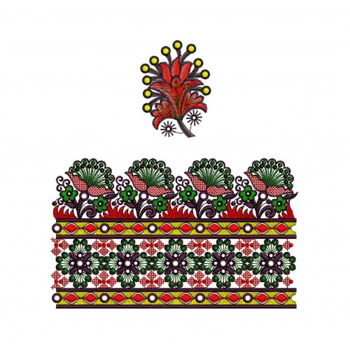 Embroidery Border For Ceremonial Garments