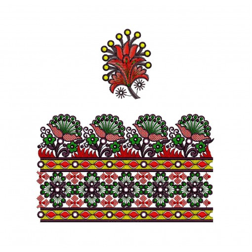 Embroidery Border For Ceremonial Garments Embroidery Border For Ceremonial Garments