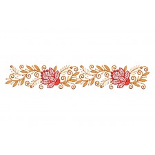 Embroidery Design For A line Long Kurtis
