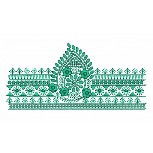 Embroidery Design For Samba Dress