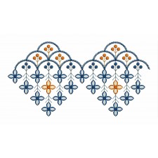 Embroidery Design For Stomacher