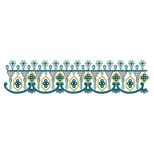Embroidery Design For Suits Border