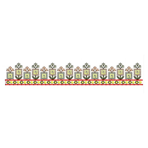 Embroidery Design With CrossStitch Pattern