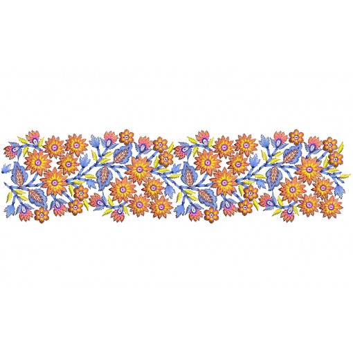 Embroidery Design With Sequins