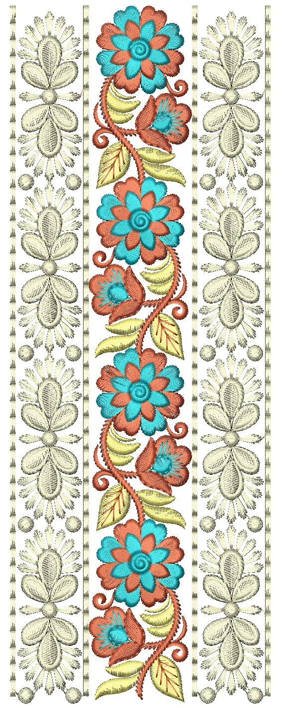 Embroidery Designs For Saree Border