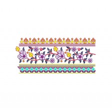 Embroidery For Khadi Top