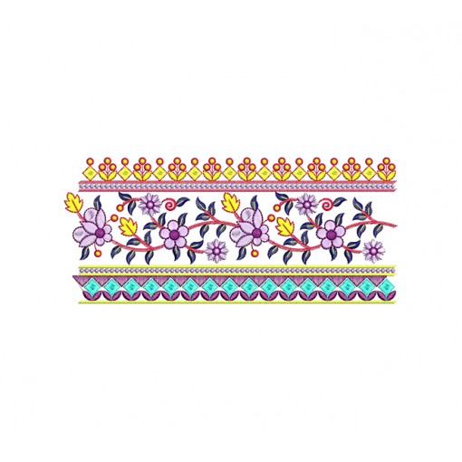 Embroidery For Khadi Top